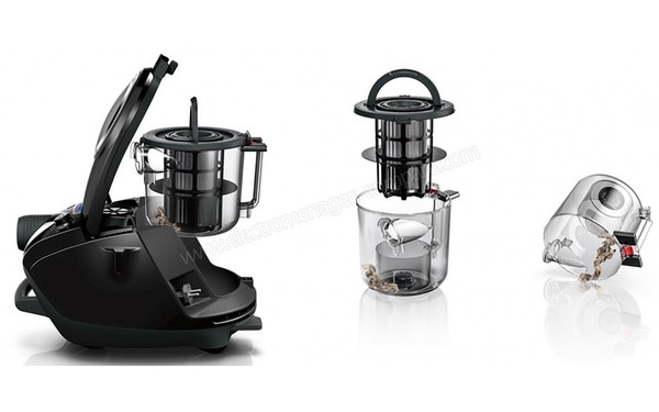 BOSCH BGS7SIL64 - Vidage en 3 &eacute;tapes