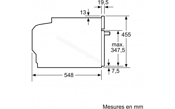 BOSCH CBG7741B1 - Dimensions