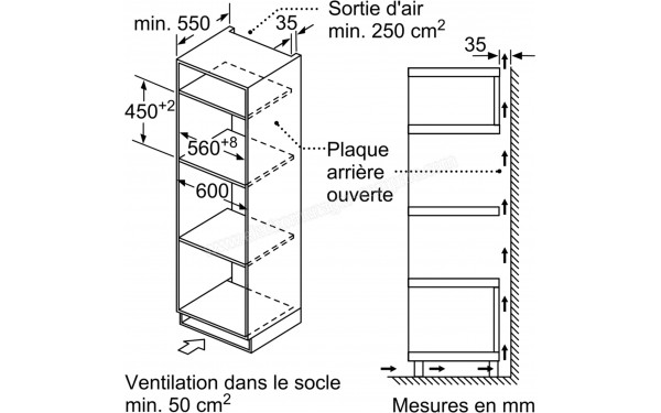 BOSCH CMA583MS0 - Dimensions