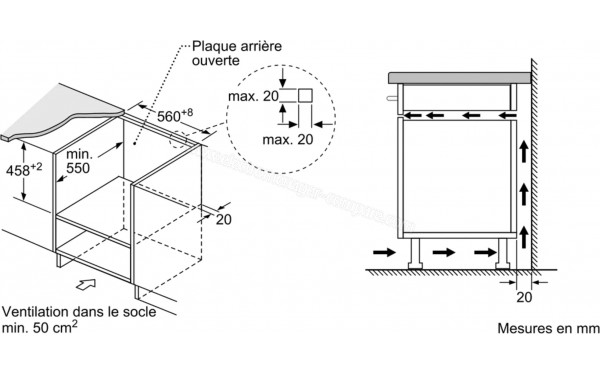 BOSCH CMA583MS0 - Dimensions