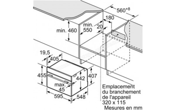 BOSCH CMG6764S1 - Dimensions