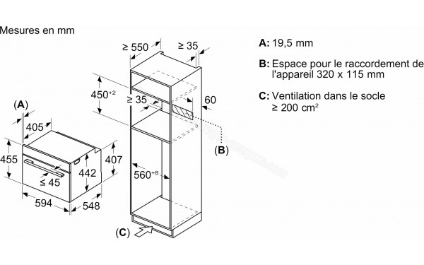 BOSCH CMG978NB1 - Dimensions