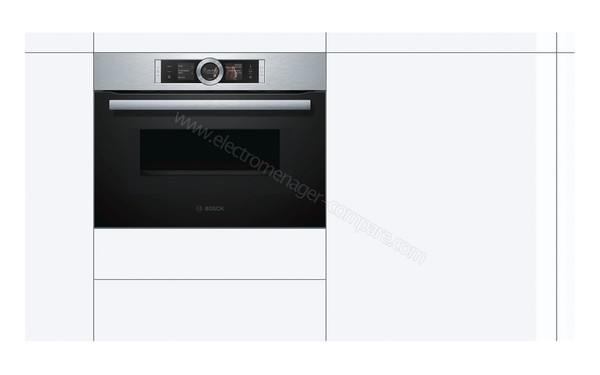BOSCH CNG6764S1 - Vue de face encastr&eacute;