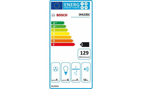 BOSCH DHL535C - &Eacute;tiquette &eacute;nergie