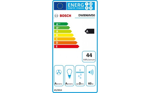 BOSCH DWB96IM50 - &Eacute;tiquette &eacute;nergie