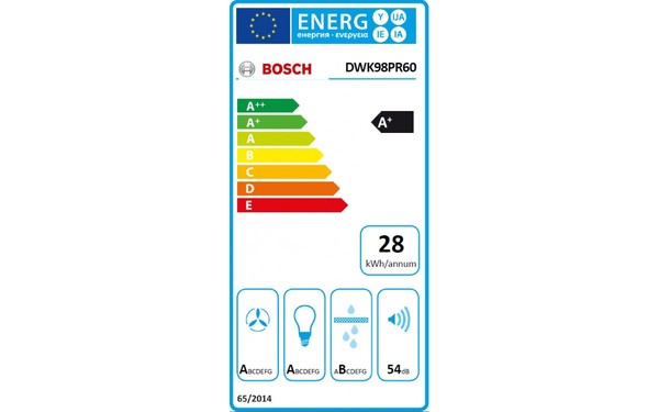 BOSCH DWK98PR60 - &Eacute;tiquette &eacute;nergie