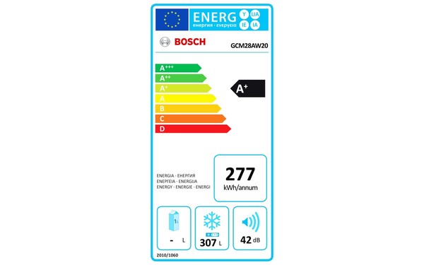 BOSCH GCM28AW20 - &Eacute;tiquette &eacute;nergie
