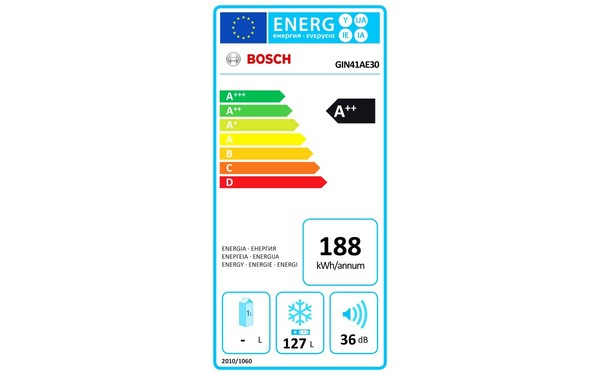 BOSCH GIN41AE30 - &Eacute;tiquette &eacute;nergie