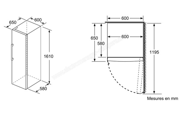 BOSCH GSN29EW3V - Sch&eacute;ma technique