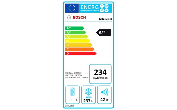 BOSCH GSN36BI30 - &Eacute;tiquette &eacute;nergie