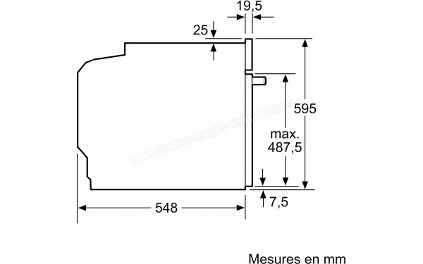 BOSCH HBA171BS1 - Dimensions
