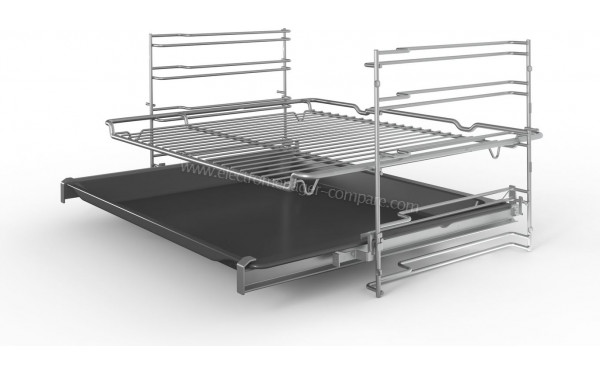 BOSCH HBA3730S0 - Vue de la grille, du l&egrave;chefrite et des rails