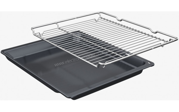 BOSCH HBA534BS3F - Vue de la grille et du l&egrave;chefrite