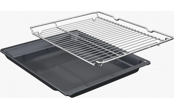 BOSCH HBA534BS3 - Vue de la grille et du l&egrave;chefrite