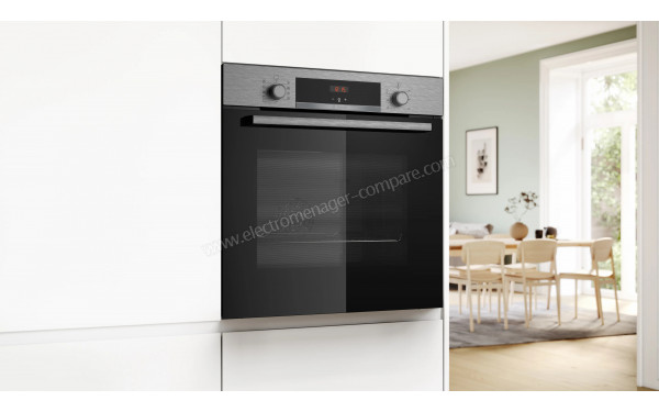 BOSCH HBA534BS3 - Appareil encastr&eacute; vue de 3/4 gauche