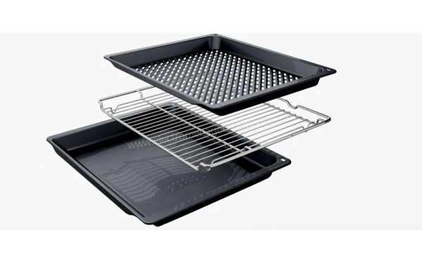 BOSCH HBA572BB3F - Vue de la grille et des l&egrave;chefrites