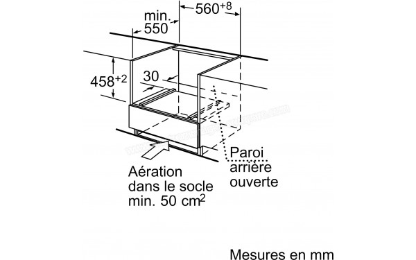 BOSCH HBC86K753 - Dimensions