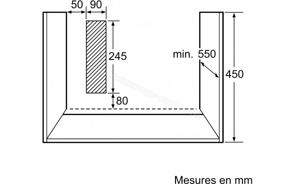 BOSCH HBC86K753 - Dimensions
