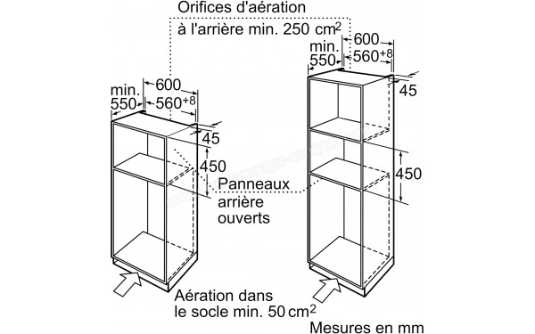 BOSCH HBC86K753 - Dimensions