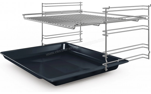 BOSCH HBF133BR0F - Vue de la grille, du l&egrave;chefrite et des rails