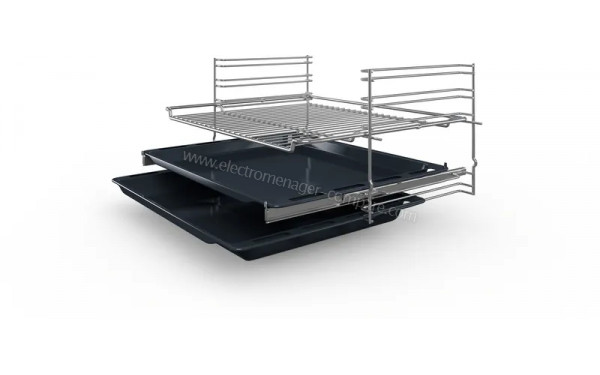 BOSCH HBF134EB2 - Vue de la grille, des l&egrave;chefrites et des rails