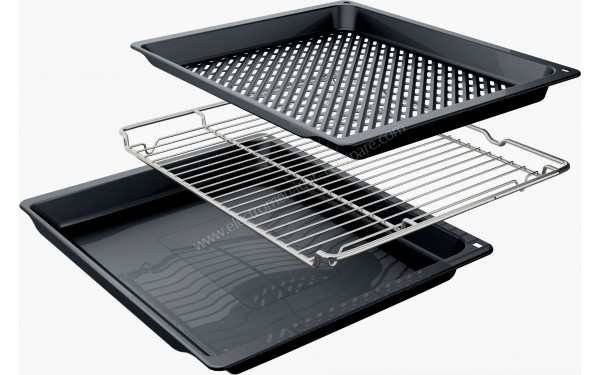 BOSCH HBG272EB3F - Vue de la grille et des l&egrave;chefrites
