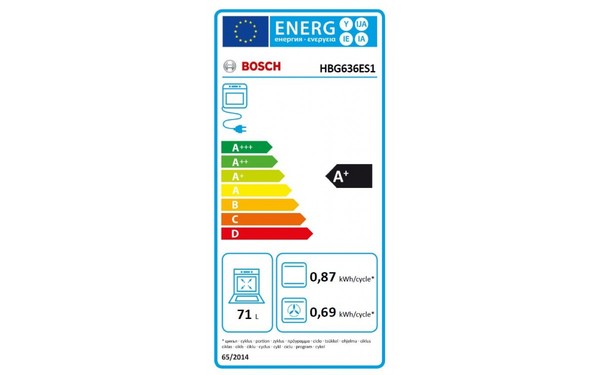 BOSCH HBG636ES1 - &Eacute;tiquette &eacute;nergie