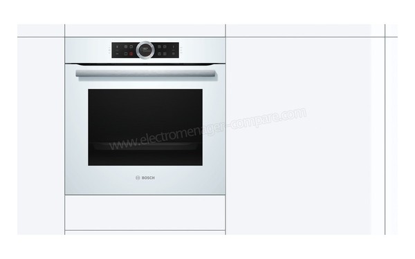 BOSCH HBG6750W1F - Vue encastr&eacute;e