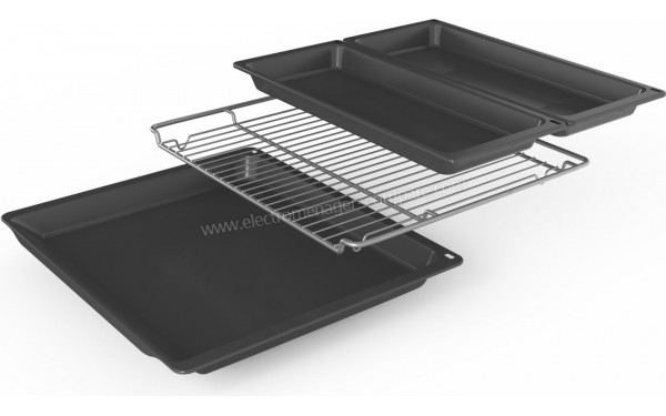 BOSCH HBS271BB0 - Vue de la grille et des l&egrave;chefrites