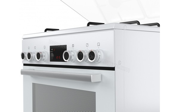 BOSCH HGD74W320F - Vue 3/4 droite, panneau de commandes