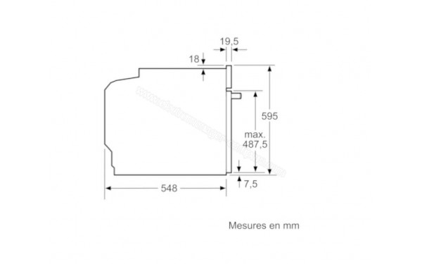 BOSCH HMG636RS1 - Dimensions