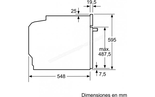 BOSCH HRA5380S1 - Dimensions