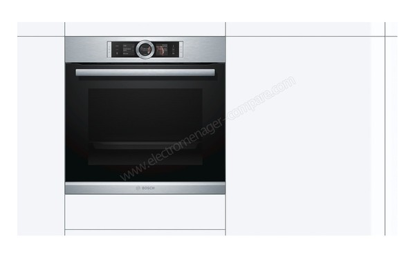 BOSCH HRG6769S2F - Vue de face encastr&eacute;