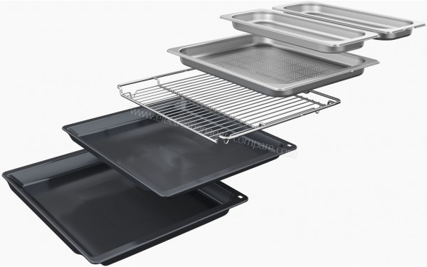 BOSCH HSG7584B1 - Vue de la grille et des l&egrave;chefrites