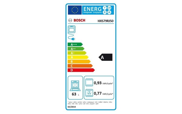 BOSCH HXS79RJ50 - &Eacute;tiquette &eacute;nergie