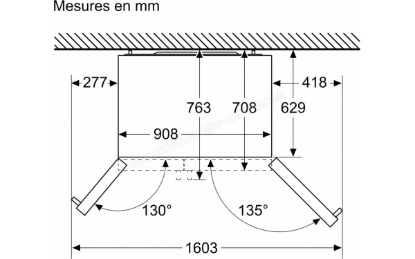 BOSCH KAD93AIDP - Dimensions