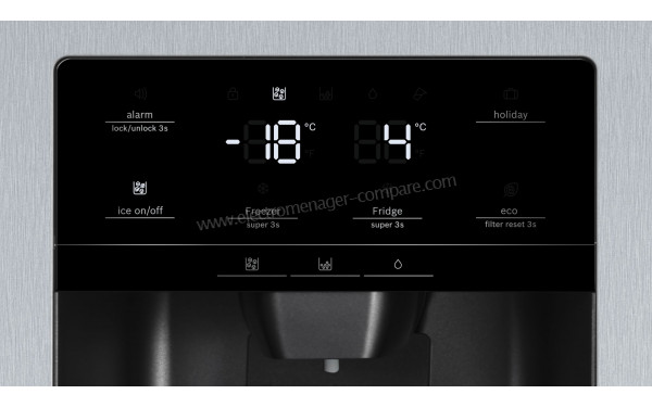 BOSCH KAG93AIEP - Panneau de commandes