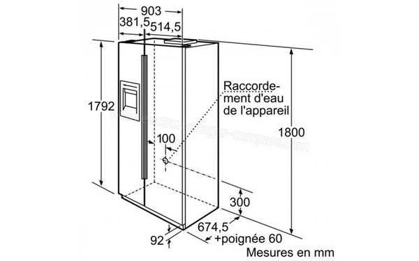 BOSCH KAN58A55 - Schemas d'encastrement 2
