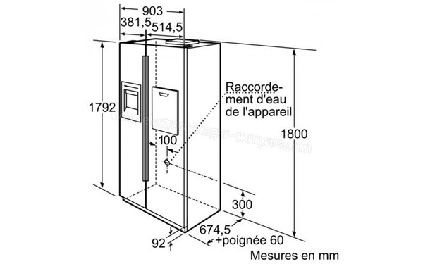 BOSCH KAN60A45 - schemas d'encastrement 2