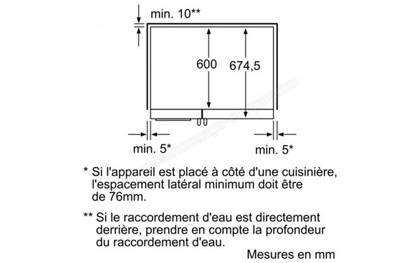 BOSCH KAN60A45 - Schemas d'encastrement 1