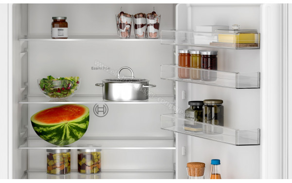 BOSCH KBN96NSE0 - Vue de l'int&eacute;rieur partie r&eacute;frig&eacute;rateur