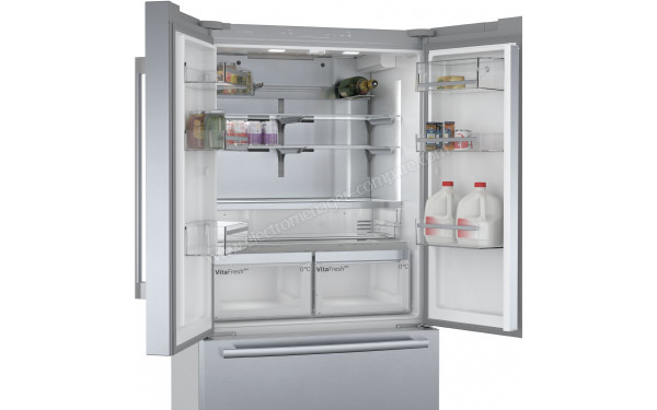 BOSCH KFF96PIEP - Vue de l'int&eacute;rieur partie r&eacute;frig&eacute;rateur