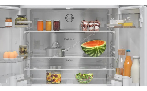 BOSCH KFN96AXEA - Vue de l'int&eacute;rieur partie r&eacute;frig&eacute;rateur