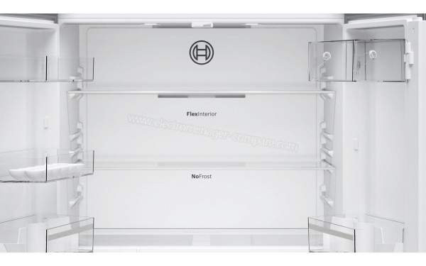 BOSCH KFN96VPEA - Vue de l'int&eacute;rieur partie r&eacute;frig&eacute;rateur