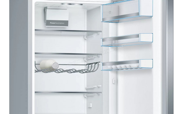 BOSCH KGE398IBP - Vue de l'int&eacute;rieur partie r&eacute;frig&eacute;rateur