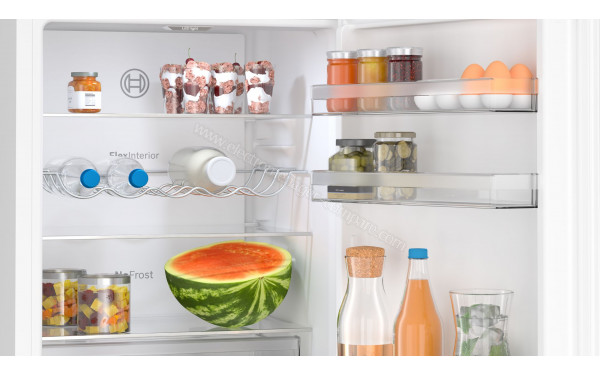 BOSCH KGN362WDF - Vue de l'int&eacute;rieur partie r&eacute;frig&eacute;rateur