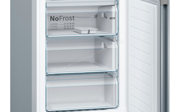 BOSCH KGN36IJEB - Vue de l'int&eacute;rieur partie cong&eacute;lateur