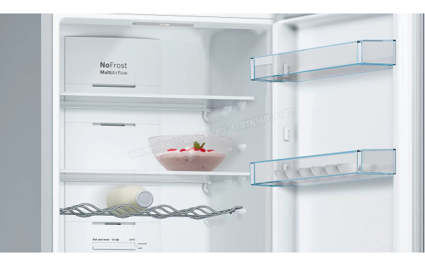 BOSCH KGN36VLEC - Vue de l'int&eacute;rieur partie r&eacute;frig&eacute;rateur