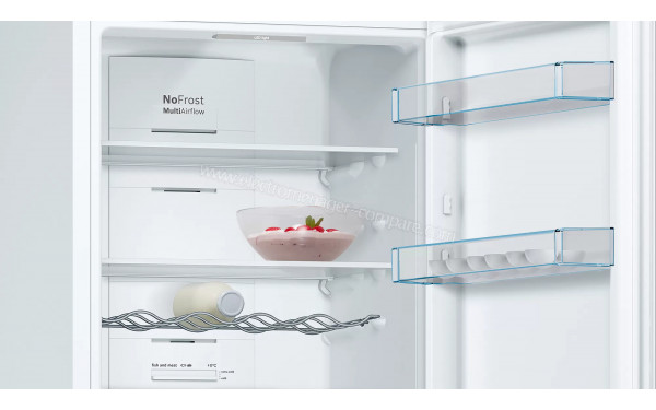 BOSCH KGN36VWEC - Vue de l'int&eacute;rieur partie r&eacute;frig&eacute;rateur