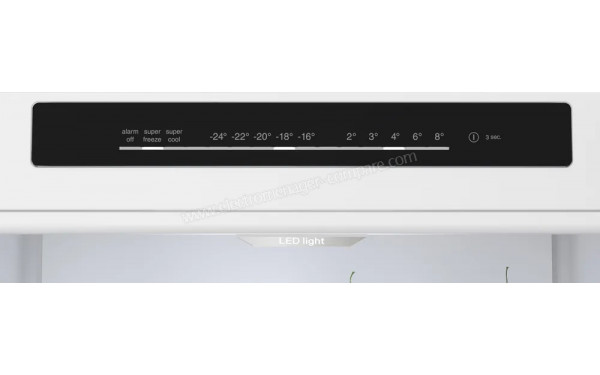 BOSCH KGN392XCF - Panneau de commandes